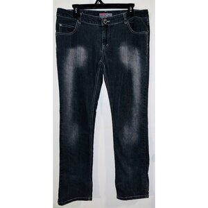 Riflessi Authentic Design Womens Denim Jeans Size 9/10 Dark Gray Straight Leg